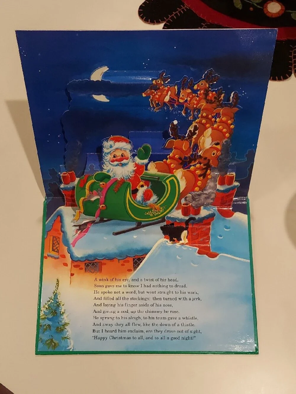The Night Before Christmas Pop-Up Book - Landolls - 1996